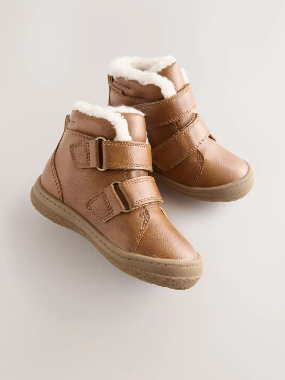 Boots*Next - Waterdichte Boots met klittenbandsluiting Lichtbruin