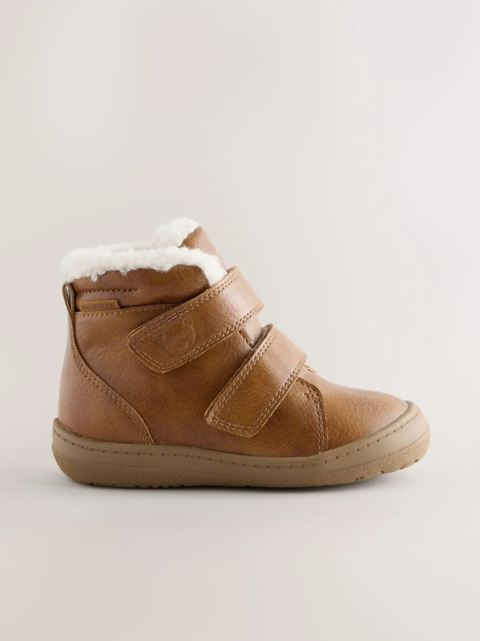 Boots*Next - Waterdichte Boots met klittenbandsluiting Lichtbruin