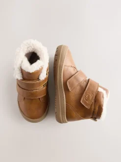 Boots*Next - Waterdichte Boots met klittenbandsluiting Lichtbruin