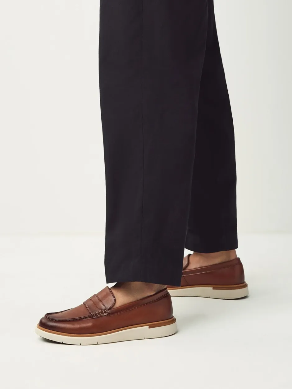 Schoenen|Next - Wedge Loafers Lichtbruin