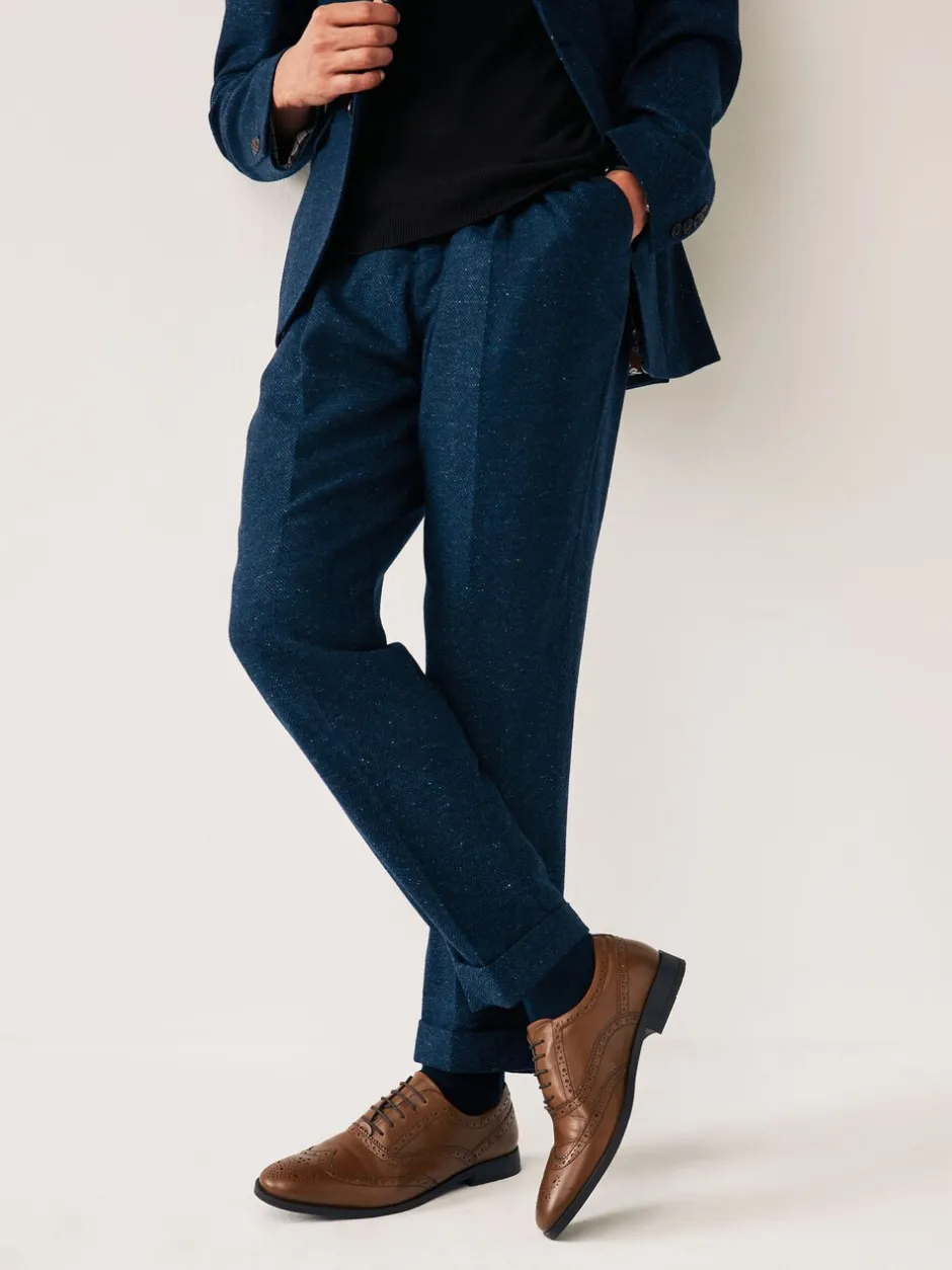 Schoenen|Formele Schoenen*Next - Wijde pasvorm - Leren Oxford brogues Lichtbruin