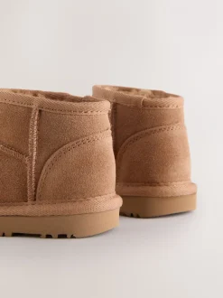 Boots|Next Lichtbruin waterafstotend - Suède instaplaarzen