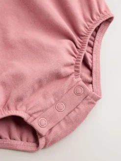 Tuinbroeken*Next - Baby Bodysuit met lange mouwen en bretelbroeken Set (0mnd-2jr) Lichtbruine luipaardprint