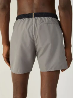Badkleding*BOSS Lichtgrijs - Starfish sneldrogende zwembroek