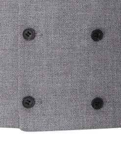 Vesten*Skopes - Dubbele knoop - Harcourt gilet maatpak met enkel rij knopen Lichtgrijs