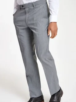 Formele Broek|Broeken En Chino's*Next Lichtgrijs - Normale Pasvorm - Chique stretchy broek