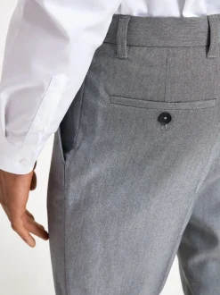 Formele Broek|Broeken En Chino's*Next Lichtgrijs - Normale Pasvorm - Chique stretchy broek