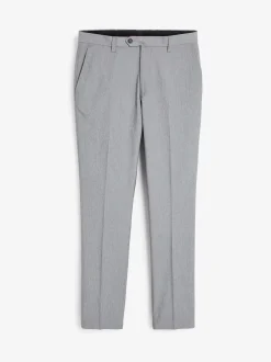 Formele Broek|Broeken En Chino's*Next Lichtgrijs - Normale Pasvorm - Chique stretchy broek