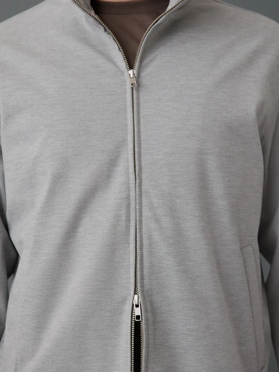 Blazers En Business-Jasjes*Next - Premium slimme opstaande kraag met rits en wol Lichtgrijs