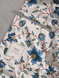 Blazers En Business-Jasjes|Pakken|Next - Slim Fit - Meegevend stretchkostuumjasje Lichtgrijs