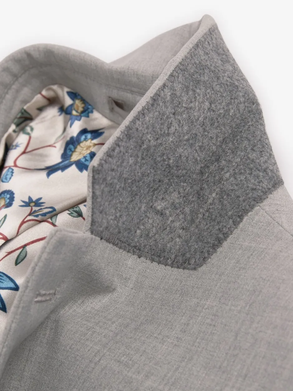 Blazers En Business-Jasjes|Pakken|Next - Slim Fit - Meegevend stretchkostuumjasje Lichtgrijs