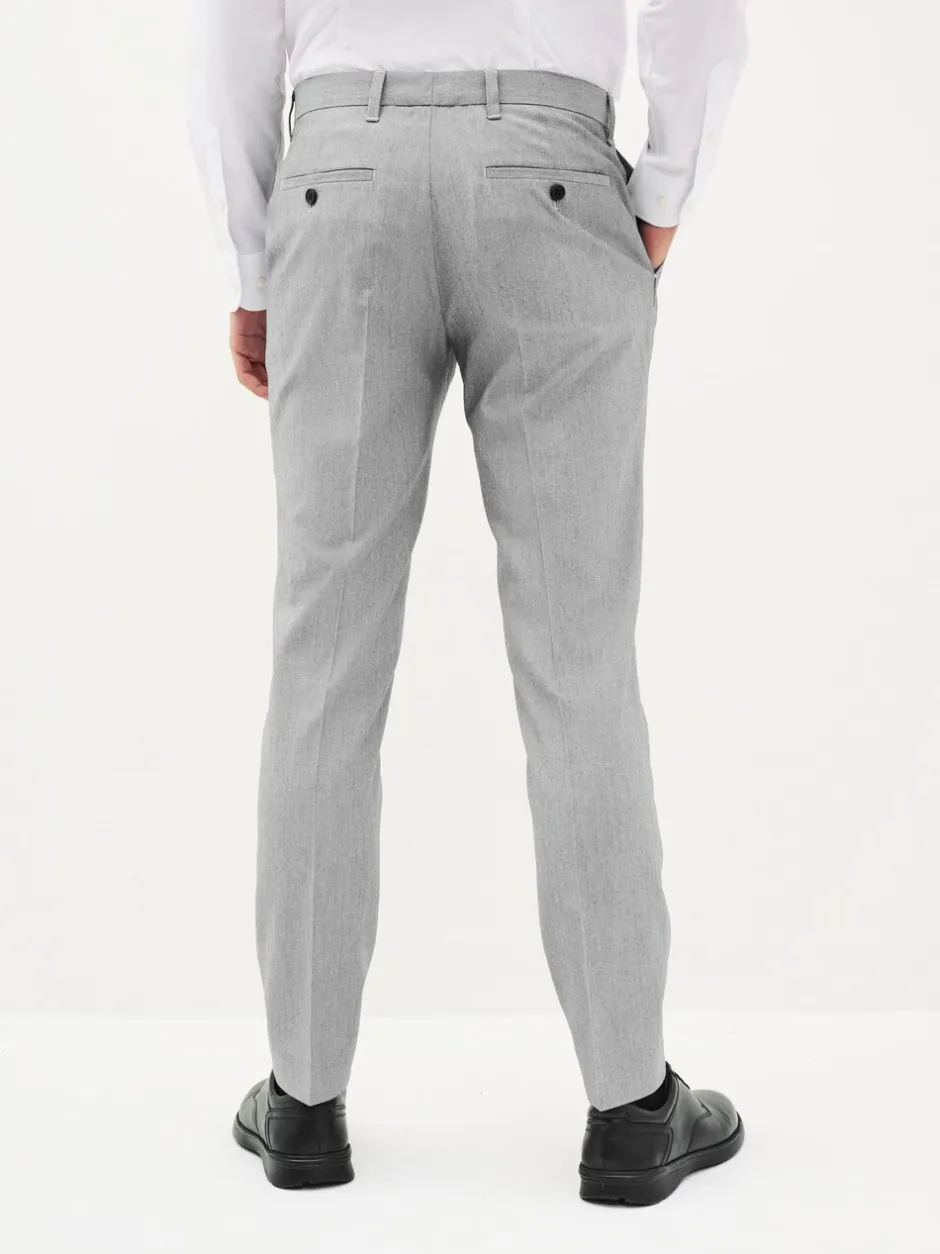 Formele Broek|Next - Strakke Pasvorm - Chique stretchy broek Lichtgrijs