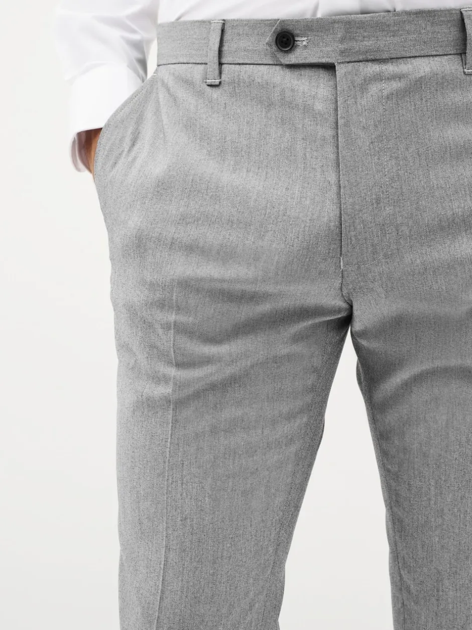 Formele Broek|Next - Strakke Pasvorm - Chique stretchy broek Lichtgrijs