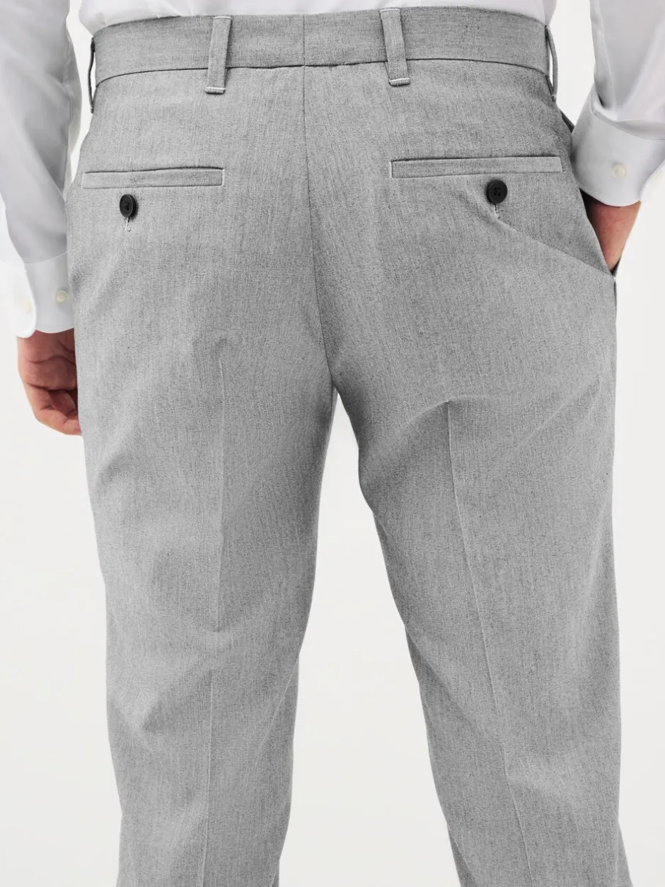 Formele Broek|Next - Strakke Pasvorm - Chique stretchy broek Lichtgrijs