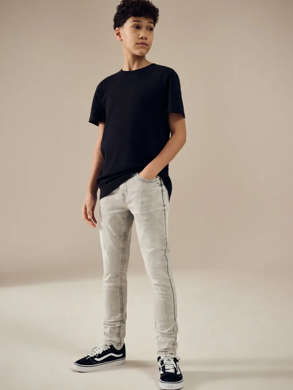 Jeans*Next Lichtgrijs - Stretchjeans (3-17jr)