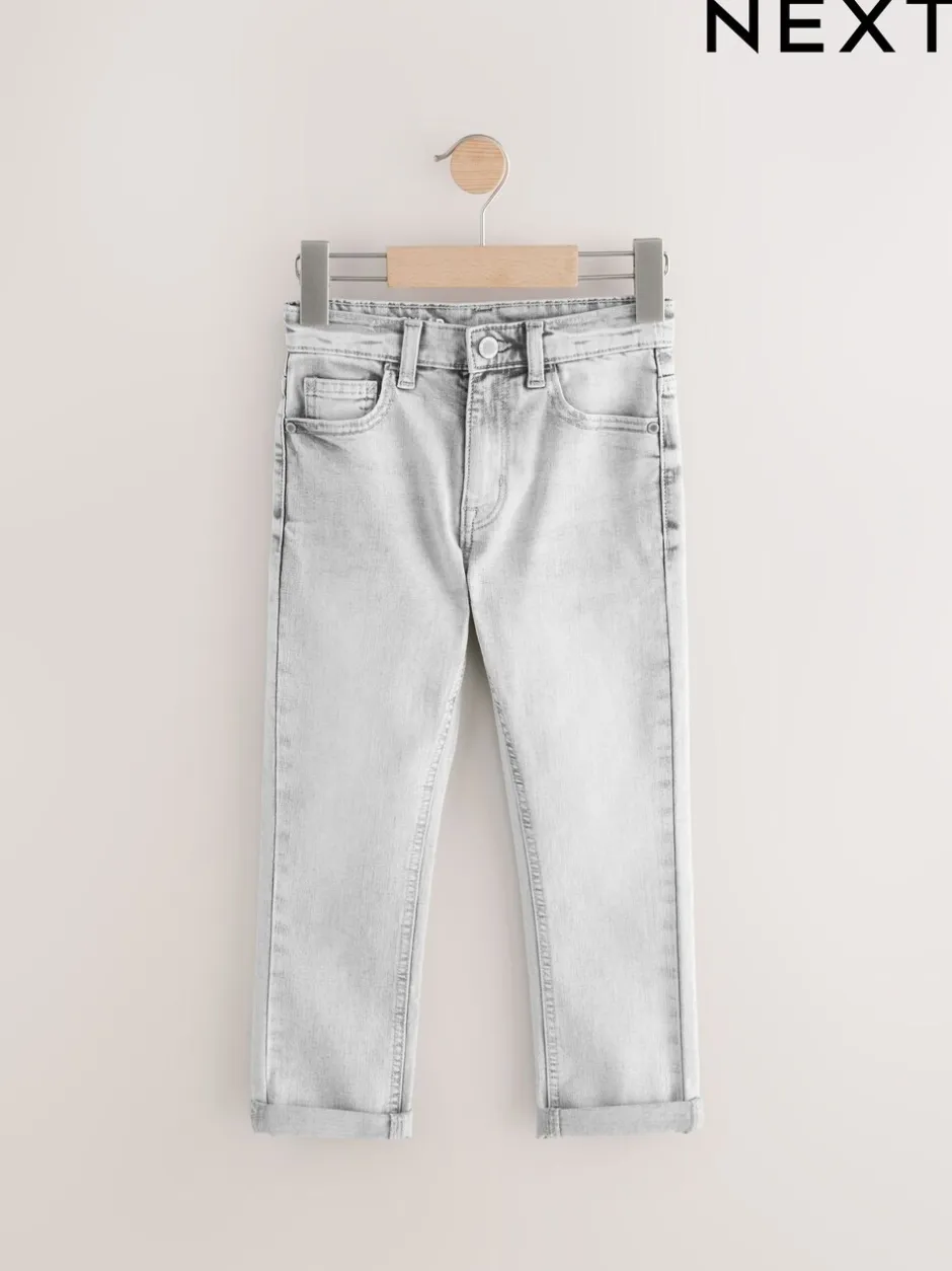 Jeans*Next Lichtgrijs - Stretchjeans (3-17jr)