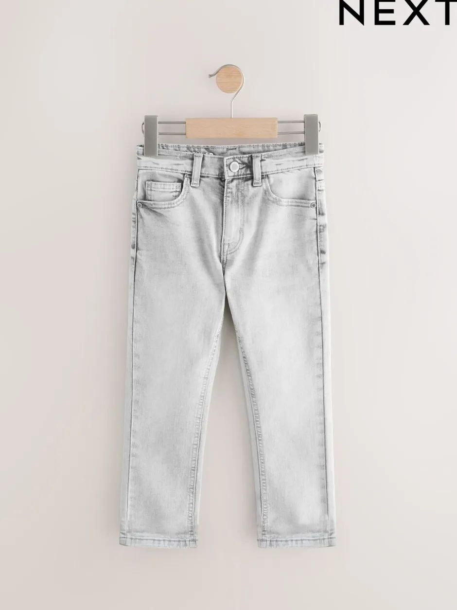 Jeans*Next Lichtgrijs - Stretchjeans (3-17jr)