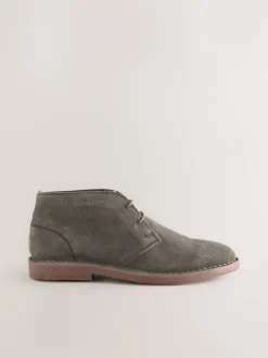 Boots*Next Lichtgrijs - Suède woestijnlaars