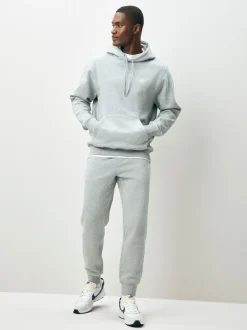 Joggingbroeken|Nike Lichtgrijs gemêleerd - Club fleece joggingbroek
