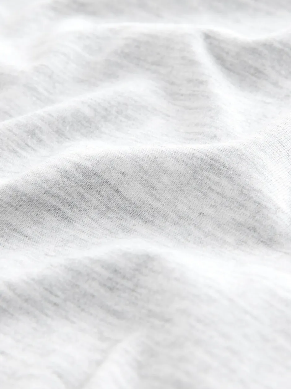 T-Shirts En Hemden|Next Lichtgrijs gemêleerd - Slim Fit - Essentieel katoenen T-shirt met ronde hals