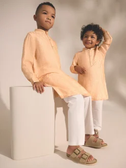 Kurtas|Next Lichtoranje EMB - Kurta (3mnd -16jr)