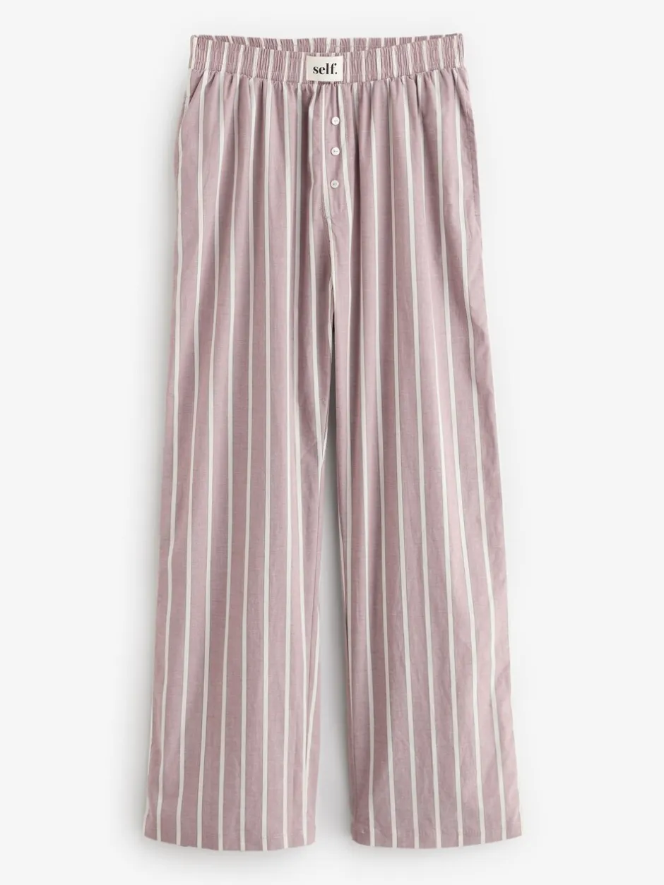 Pyjama's|Loungewear|self. - Pyjama met korte mouwen Lichtpaars