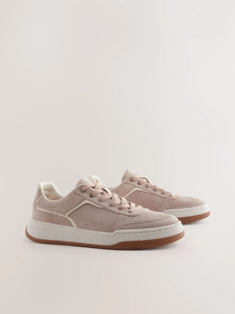 Sneakers*Next - Forever Comfort® retro vetersneakers met panelen Lichtroze