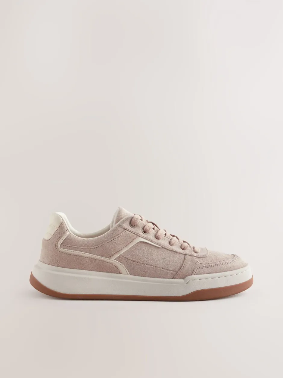Sneakers*Next - Forever Comfort® retro vetersneakers met panelen Lichtroze