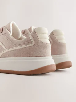 Sneakers*Next - Forever Comfort® retro vetersneakers met panelen Lichtroze