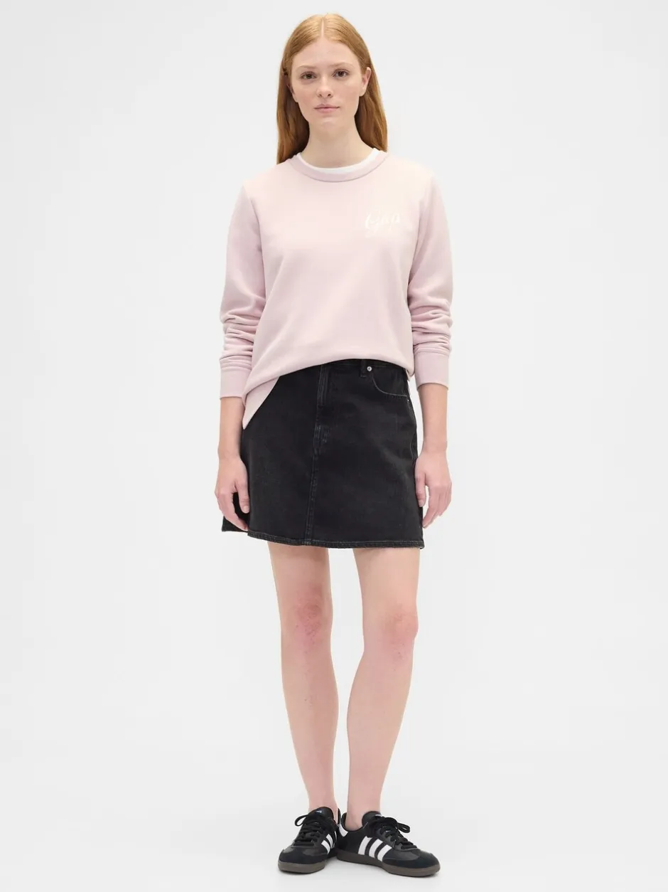 Sportkleding|Gap Lichtroze - - Relaxed sweatshirt met logo