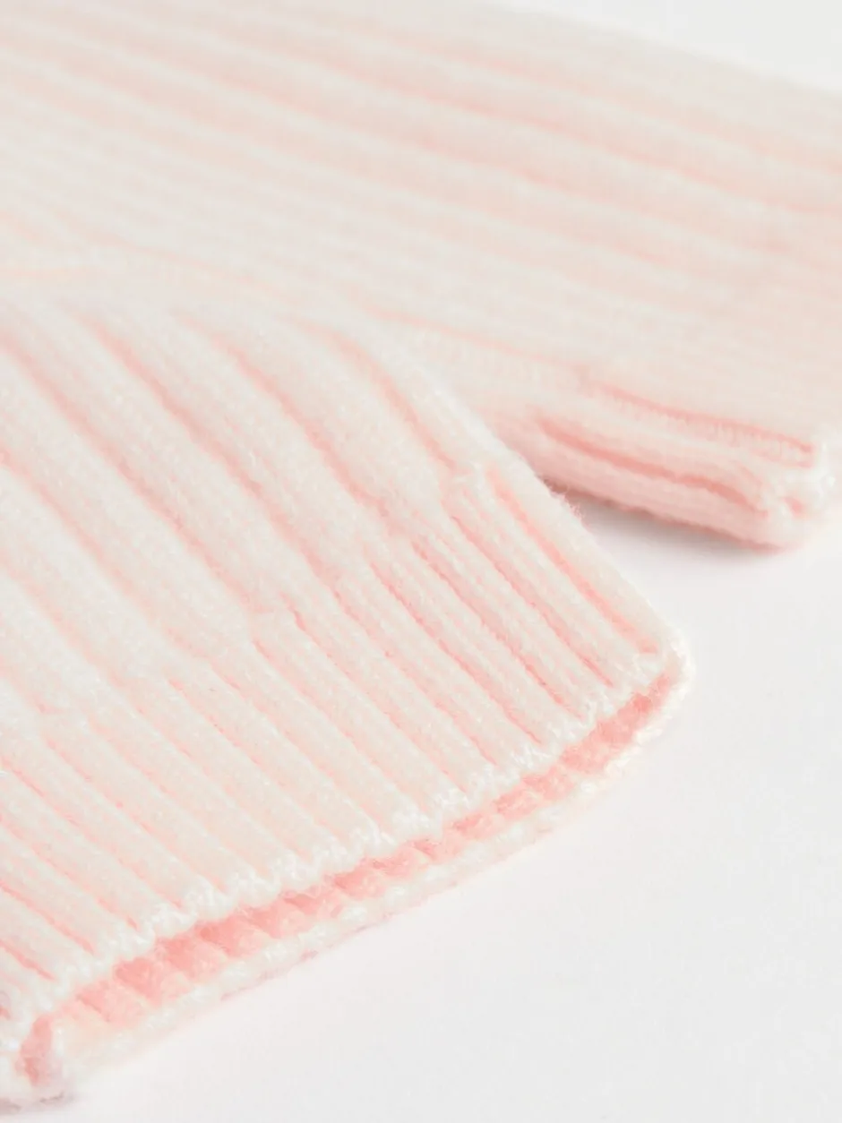 Sets En Combisets|Truien En Breisels|Next Lichtroze - Gebreide babytrui en leggings set 2 -delig (0mnd -3jr)