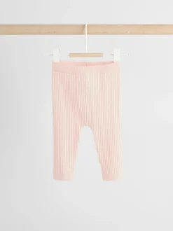 Sets En Combisets|Truien En Breisels|Next Lichtroze - Gebreide babytrui en leggings set 2 -delig (0mnd -3jr)