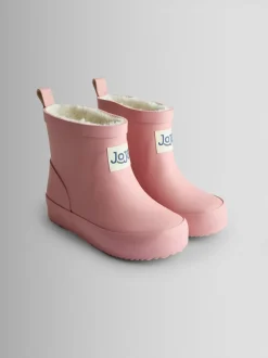 Laarzen|Jojo Maman Bébé Lichtroze - Print Cosy Short Wellies