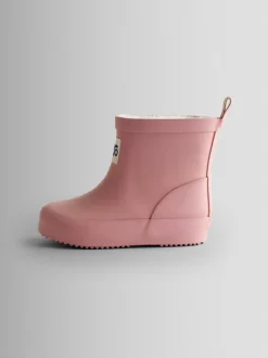 Laarzen|Jojo Maman Bébé Lichtroze - Print Cosy Short Wellies