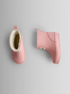 Laarzen|Jojo Maman Bébé Lichtroze - Print Cosy Short Wellies