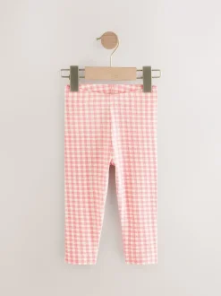 Broeken En Leggings|Next Lichtroze - Verpakking van 5 geribbelde Leggings (3mnd -7jr)