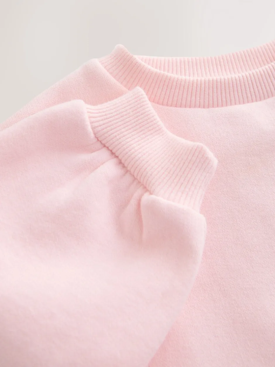 Truien En Breisels|Sweaters En Hoody´S*Next Light Pink House - Sweatshirt met ronde hals (3 mnd-7 jr)