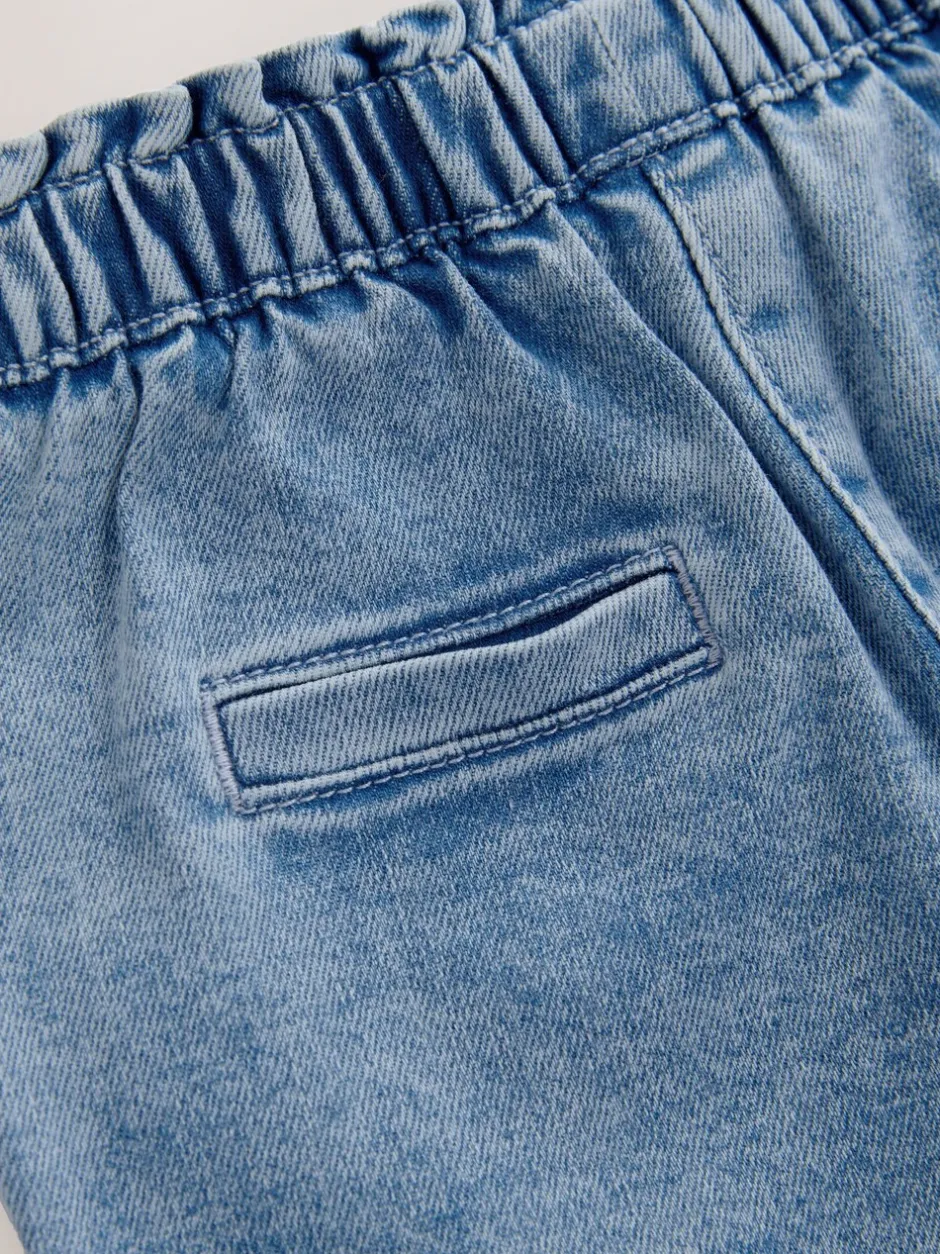 Jeans En Joggingbroeken|Jeans*Next - Jeans met gestrikte taille (3 mnd-7 jr) Light wash