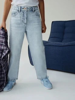 Jeans|Next - Jeans met rechte pijpen (3-16jr) Light wash