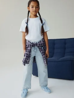Jeans|Next - Jeans met rechte pijpen (3-16jr) Light wash