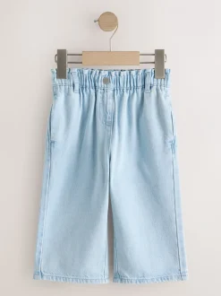 Jeans|Next - Jeans met wijde pijpen (3 mnd-7 jr) Light wash