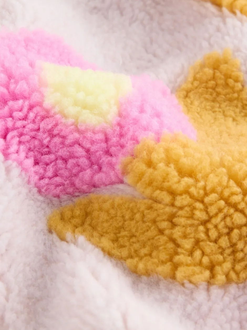 Truien En Breisels|Jassen, Jacks En Kinderwagenpakjes|Next - Fleece met ritssluiting (3mnd-7jr) Lila bloemenprint