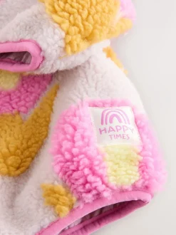 Truien En Breisels|Jassen, Jacks En Kinderwagenpakjes|Next - Fleece met ritssluiting (3mnd-7jr) Lila bloemenprint