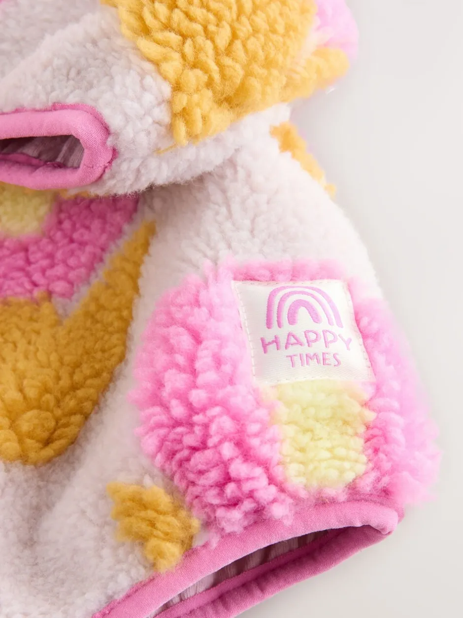 Truien En Breisels|Jassen, Jacks En Kinderwagenpakjes|Next - Fleece met ritssluiting (3mnd-7jr) Lila bloemenprint