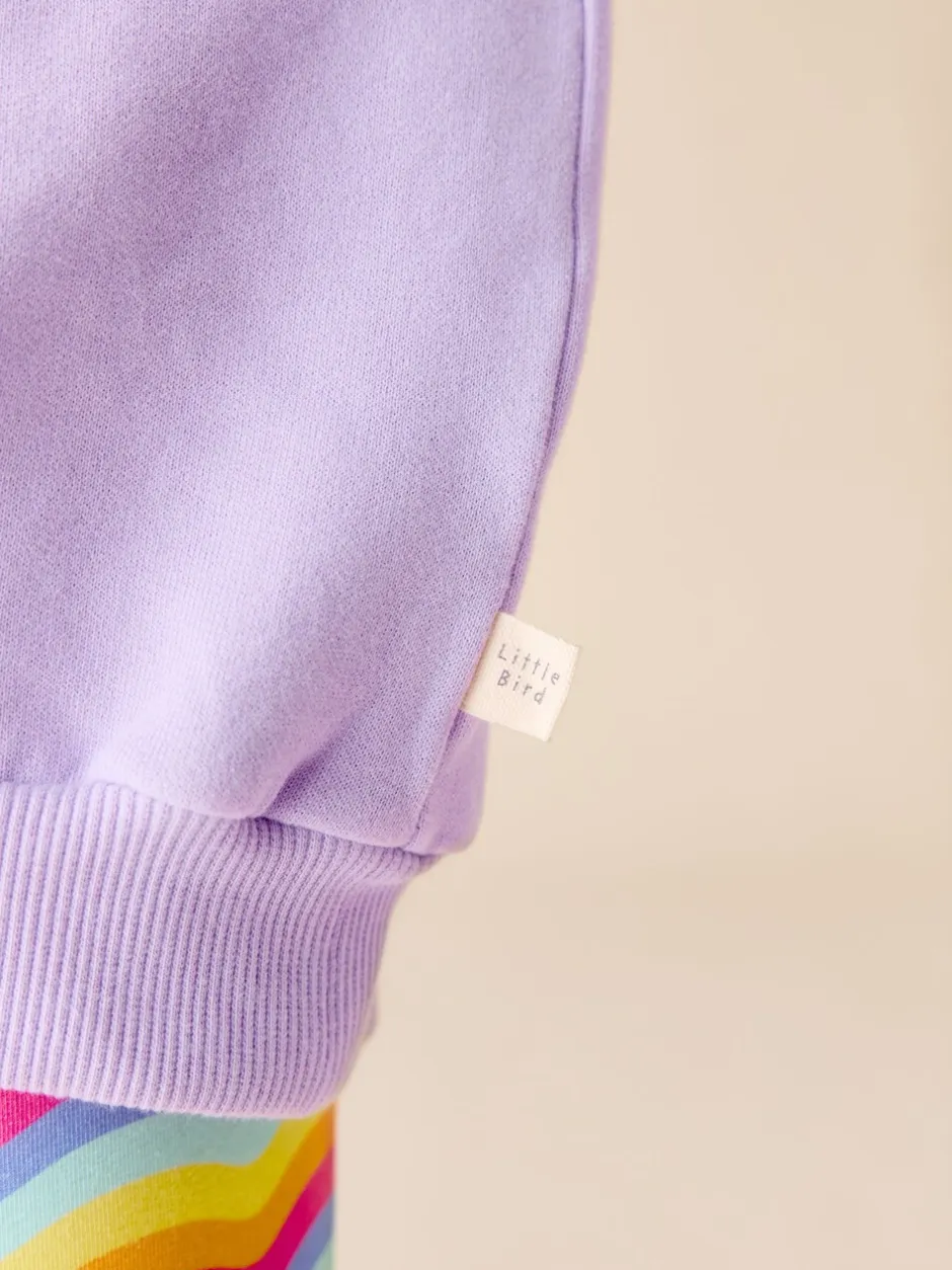 Sweaters En Hoody´S|Sets En Outfits*Little Bird by Jools Oliver - 2 Piece Jumper and Leggings Set Lila met vlinders