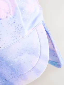 Mutsjes En Antikrabwantjes|Mutsen, Handschoenen En Sjaals|Next - Legionnairezwemhoed (3 mnd-10 jr) Lilac Purple Foil Butterfly