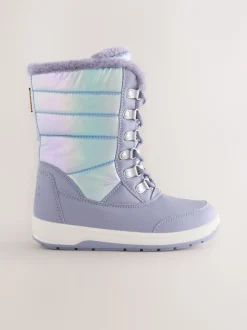 Laarzen|Next Lilac Purple Iridescent - Waterdichte snowboots