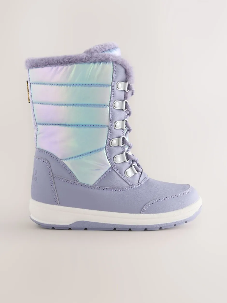 Laarzen|Next Lilac Purple Iridescent - Waterdichte snowboots