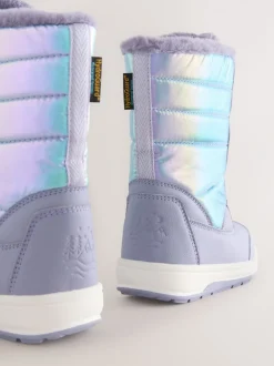 Laarzen|Next Lilac Purple Iridescent - Waterdichte snowboots
