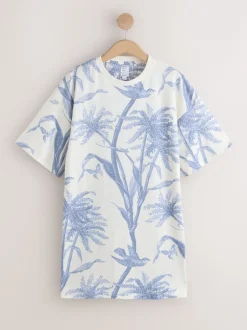 Alle Nacht- En Loungekleding|Next - Nachtpon Lilac Purple Palm
